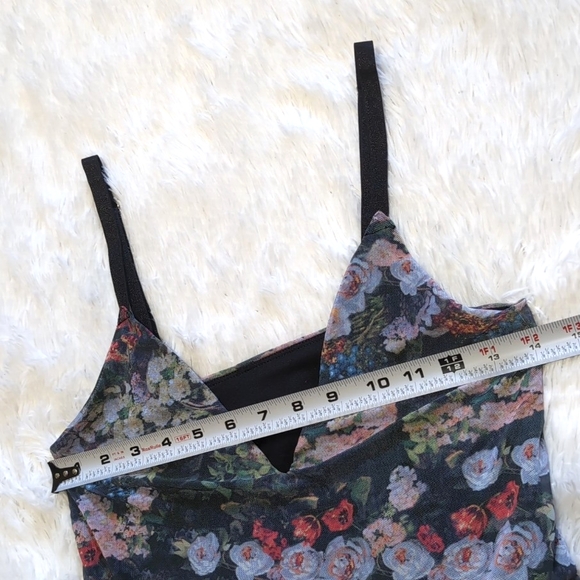 Blackmilk Take My Monet Tier Sheer Floral Midaxi Dress Size XS - Picture 13 of 15